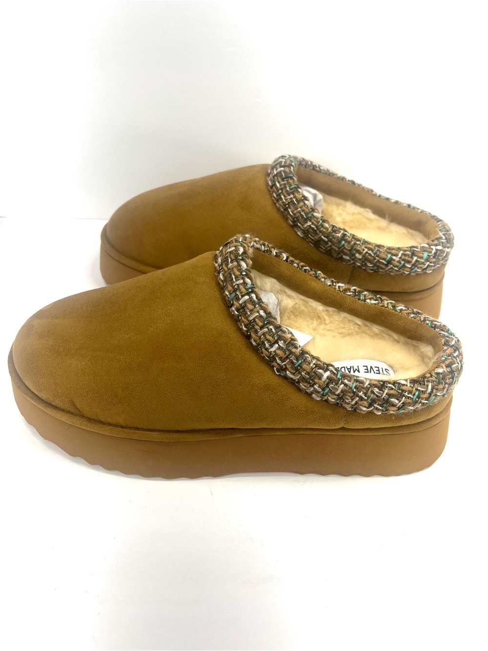 Steve Madden Chestnut Brown Suede Slip-On Slipper Clogs Size 10 new in box - Picture 3 of 7